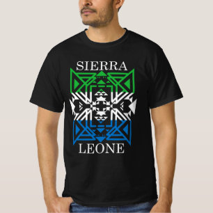 WAYout Arts Freetown Sierra Leone Geometric Flag T-Shirt