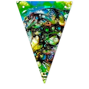 Ways Of Life - Neurographic Art 7 Bunting Flags