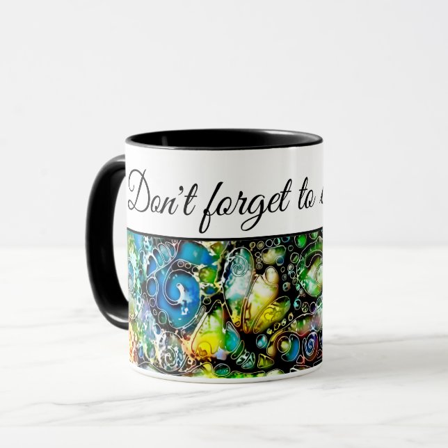 Ways Of Life - Neurographic Art 7 Mug (Front Left)