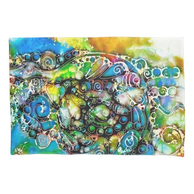 Ways Of Life - Neurographic Art 7 Pillowcase (Front)