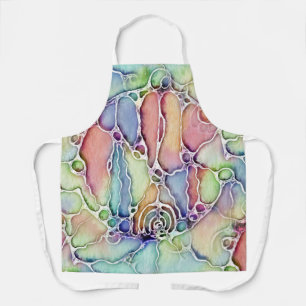 Ways Of Life - Neurographic Art Pattern 1 Apron
