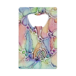 Ways Of Life - Neurographic Art Pattern 1 Credit Card Bottle Opener