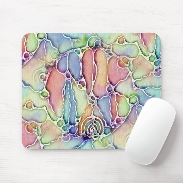 Ways Of Life - Neurographic Art Pattern 1 Mouse Pad (With Mouse)