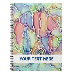 Ways Of Life - Neurographic Art Pattern 1 Notebook