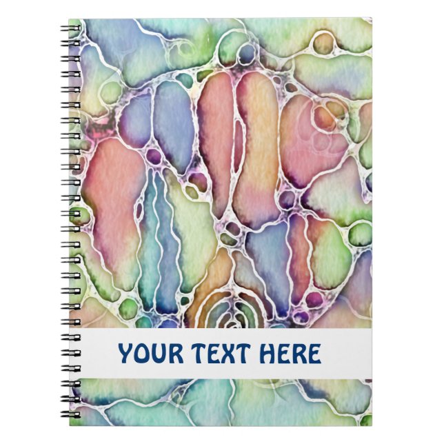 Ways Of Life - Neurographic Art Pattern 1 Notebook (Front)