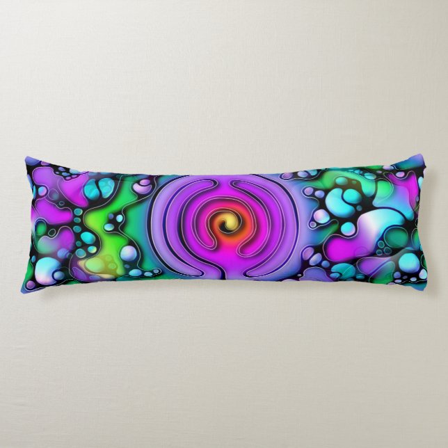 Ways Of Life - Neurographic Art Pattern 2 Body Pillow (Front)