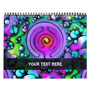 Ways Of Life - Neurographic Art Pattern 2 Calendar
