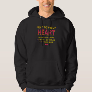 Ways To Win My Heart Newfie Dog Lover Newfoundland Hoodie