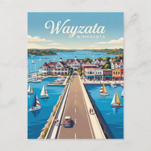 Wayzata USA Postcard
