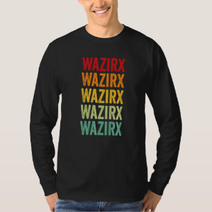 Wazirx Crypto Rainbow Text T-Shirt