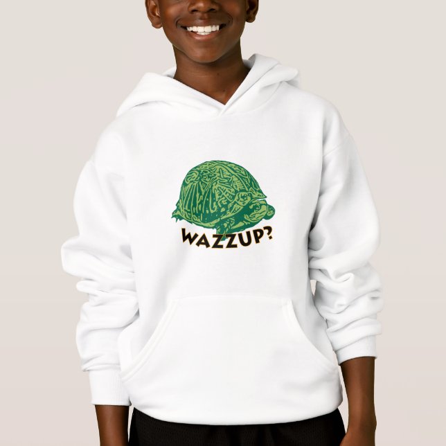 Wazzup - Sweat - shirt à capuche de basculement po (Devant)