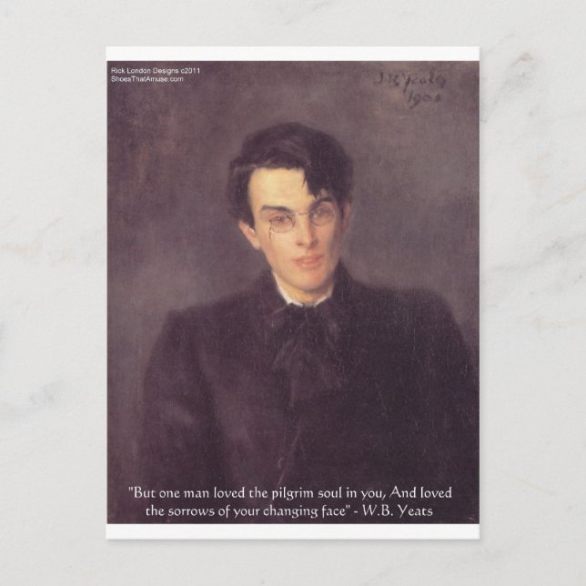 WB Yeats "Pilgrim Soul" Love Quote Gifts & Cards (Front)
