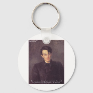 WB Yeats "Pilgrim Soul" Love Quote Gifts & Cards Keychain