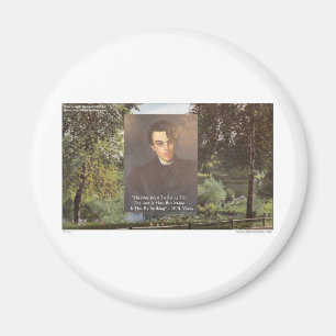 WB Yeats "Strike Hot Iron" Quote Tees Gifts Etc Magnet