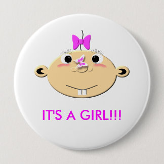 WButtterflynose 4 Inch Round Button