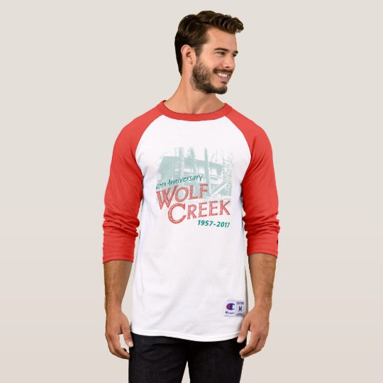 WC 60th Design 1 - Men's Champion Raglan (Red) T-Shirt
