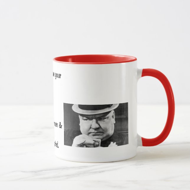 wc fields quote mug (Right)