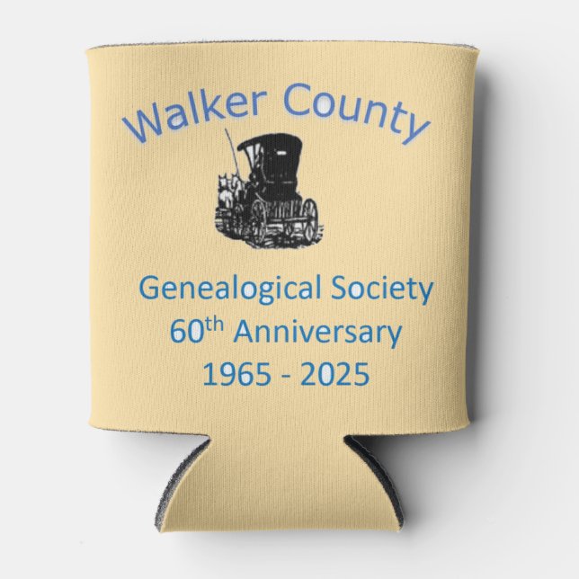 WCGS 60th Anniversary Koozie (Front)