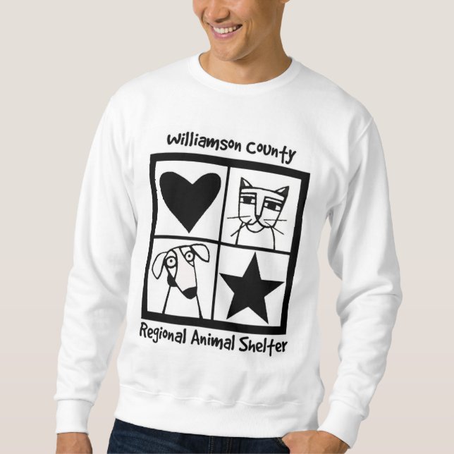 WCRAS Staff Sweatshirt White (Front)