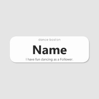 WCS Leader Name Tag