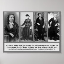 WCW Mary E Walker Suffragist Medal of Honor