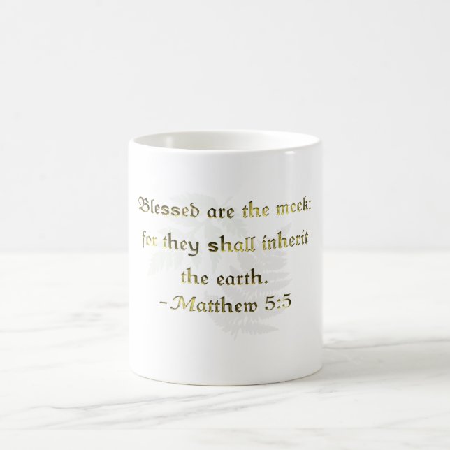 WDJS: Blessed Are the Meek Coffee Mug (Center)