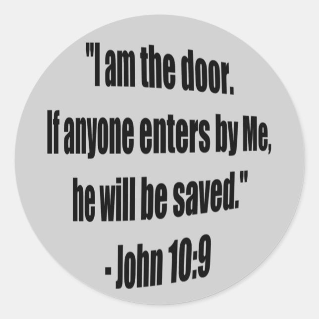 WDJS: I Am the Door Stickers (Front)