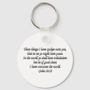 WDJS: I Have Overcome the World Keychain