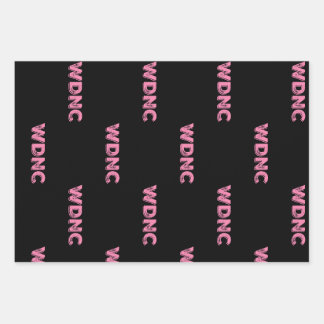 WDNC We Do Not Care Wrapping Paper Sheet