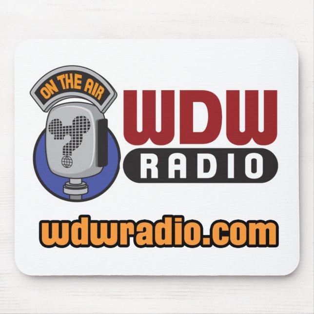 WDW Radio Logo Gear Mouse Pad (Front)