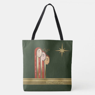 We 3 Kings - Art Deco Christmas Personalized Tote Bag