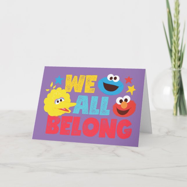 We All Belong Stars Card (Front)