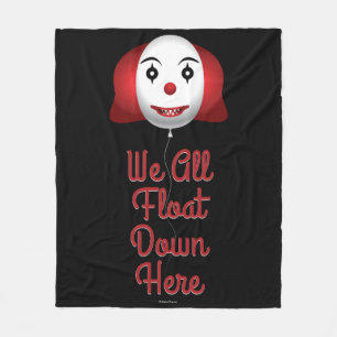 We All Float Down Here Fleece Blanket