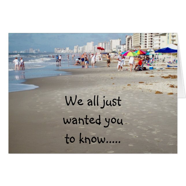 WE ALL GOT TOGETHER TO SAY 50 IS NOT A DAYATBEACH! (Front Horizontal)