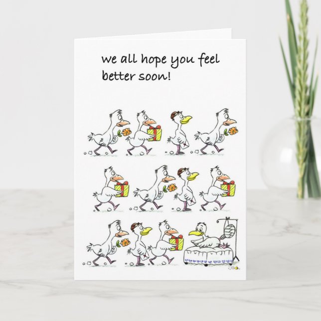 We all hope you feel better soon! card (Front)