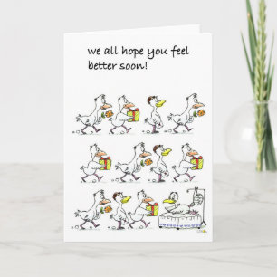 We all hope you feel better soon! card