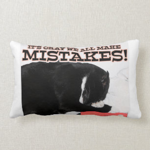 We All Make Mistakes Lumbar Pillow