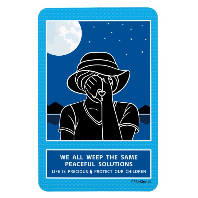 We All Weep The Same 1_Flexible Magnet 4"x6" (Vertical)