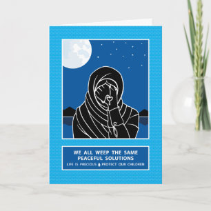 We All Weep The Same 3_Greeting Card
