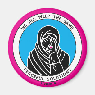 We All Weep The Same 3 Pink_2.25” Magnet_ Magnet