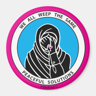 We All Weep The Same 3 Pink_3” Magnet