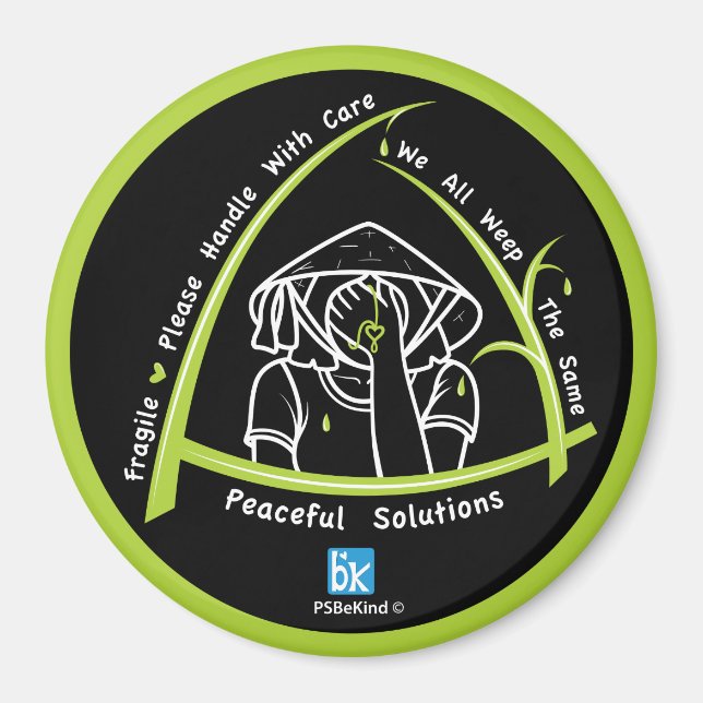 We All Weep The Same 4_3” Round Magnet (Front)