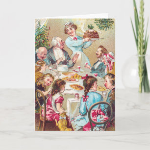 We All Wish You a Merry Christmas - Vintage Card