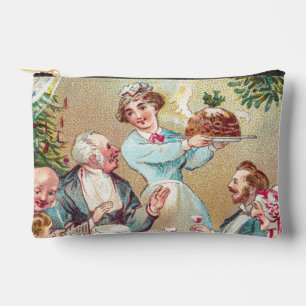We All Wish You a Merry Christmas - Vintage Card Accessory Pouch