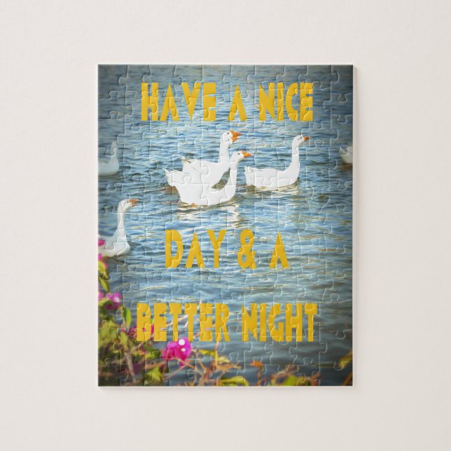 We always leave our customers happy & satisfied. jigsaw puzzle (Vertical)