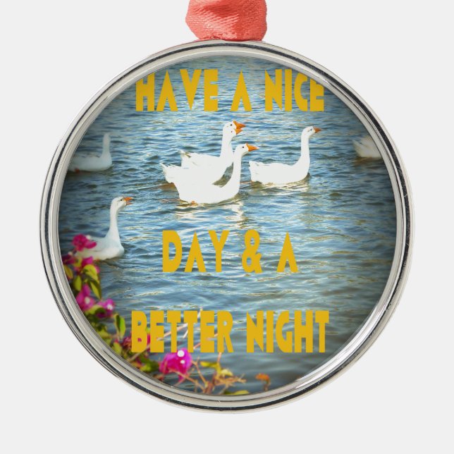 We always leave our customers happy & satisfied. metal ornament (Front)