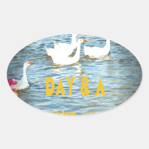 We always leave our customers happy & satisfied. oval sticker