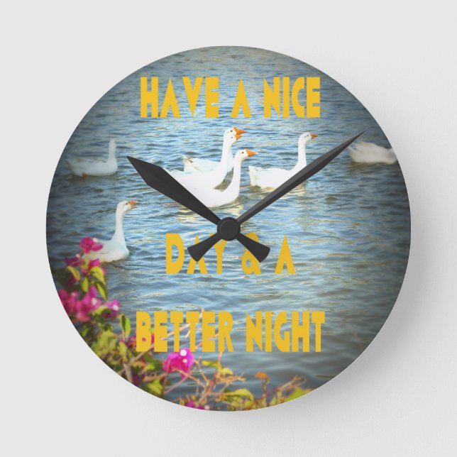 We always leave our customers happy & satisfied. round clock (Front)