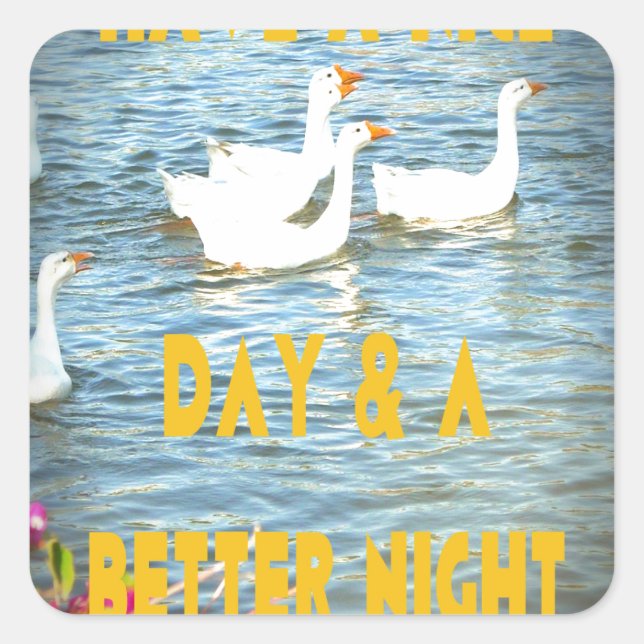 We always leave our customers happy & satisfied. square sticker (Front)