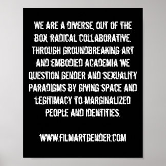 We are a diverse, out of the box, radical colla... poster